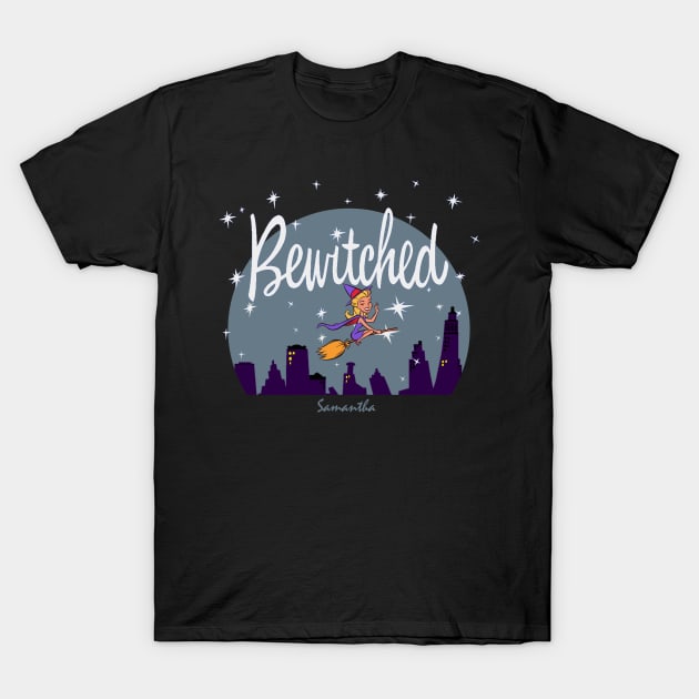 Bewitched To The Moon T-Shirt by Nwebube parody design